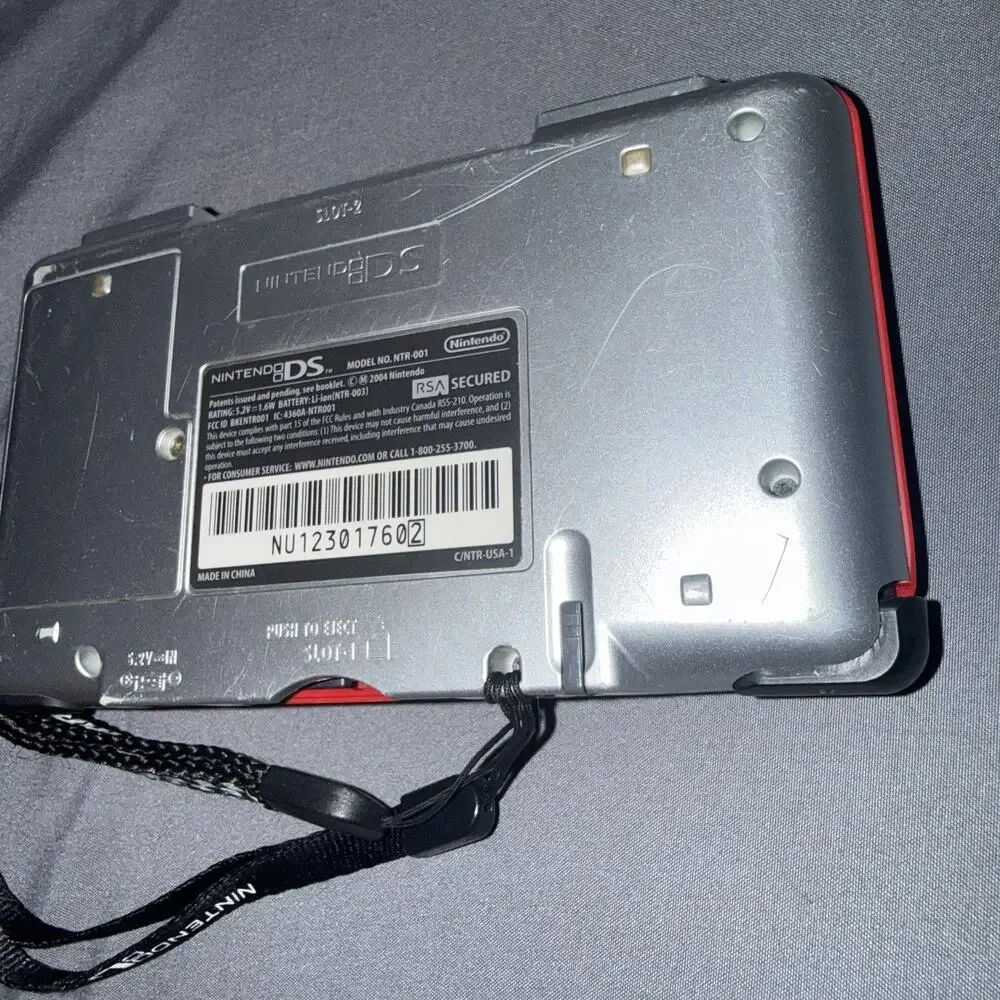 Nintendo DS Red Handheld Console NTR-001
